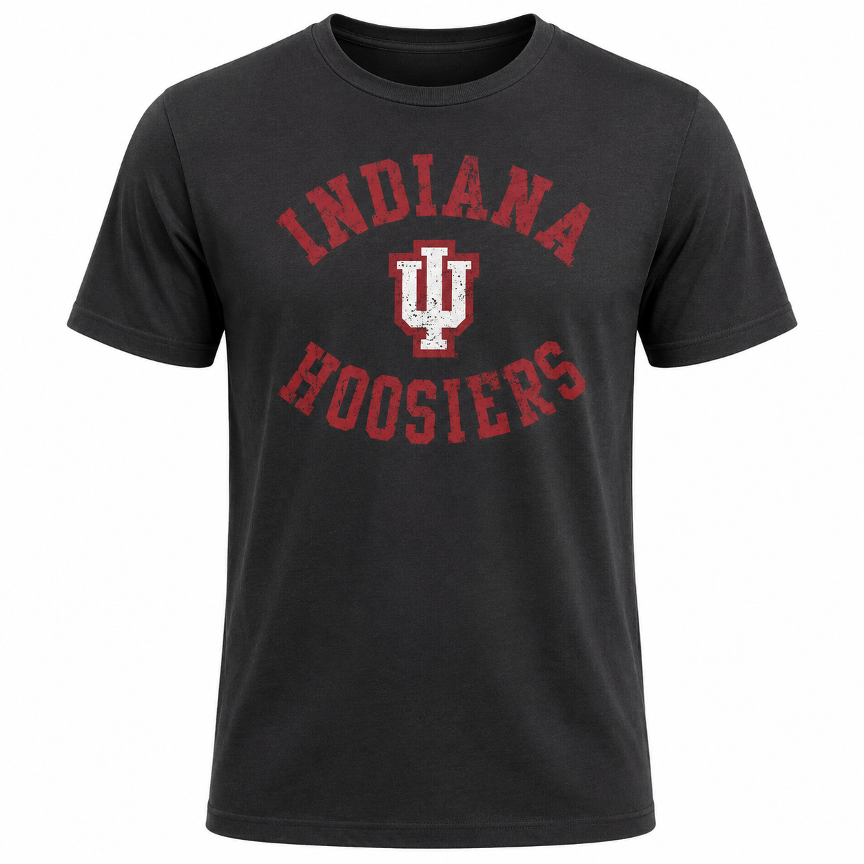 NCAA Mens adidas Indiana Hoosiers Storm Gray Gym Class Tee