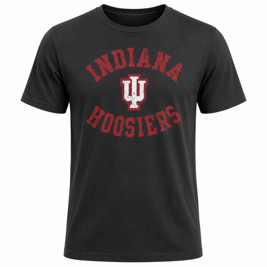 NCAA Mens adidas Indiana Hoosiers Storm Gray Gym Class Tee