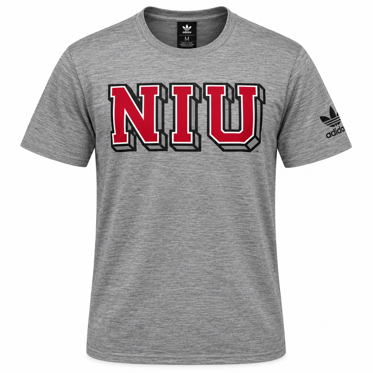 NCAA Northern Illinois University Huskies Gray adidas Originals Tri-Blend Tee