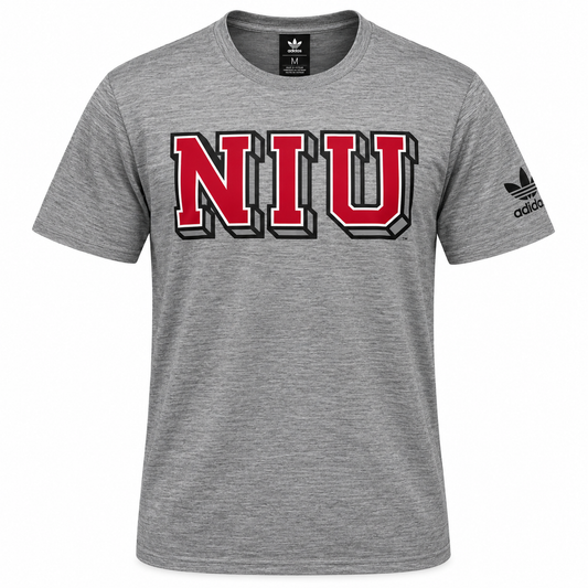 NCAA Northern Illinois University Huskies Gray adidas Originals Tri-Blend Tee