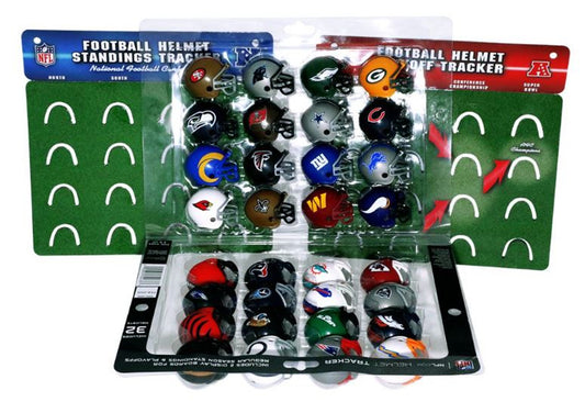 32 Piece NFL Helmet Tracker Set By Riddell