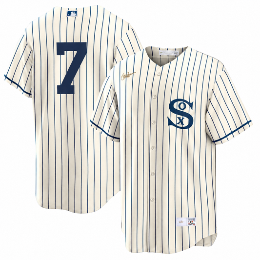 NIKE Men's Chicago White Sox Tim Anderson #7 Field of Dreams Cream Cooperstown Collection Replica Jersey