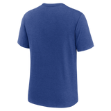 Men's Chicago Cubs Nike Heather Royal Logo Tri-Blend T-Shirt - Pro Jersey Sports