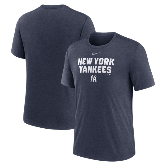 Men's New York Yankees Nike Heather Navy Good Wood T-Shirt - Pro Jersey Sports