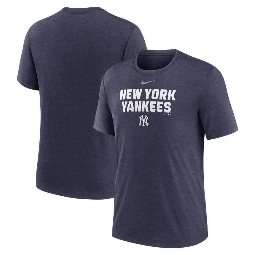 Men's New York Yankees Nike Heather Navy Good Wood T-Shirt - Pro Jersey Sports