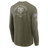 Men's Nike Chicago Bears 2025 Salute To Service Olive Green Long Sleeve T-Shirt - Pro Jersey Sports