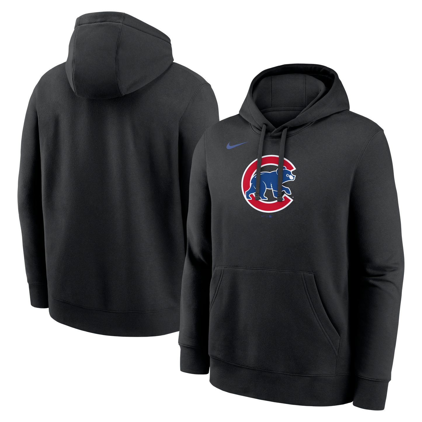 Men's Chicago Cubs Nike Catch Black Hoodie