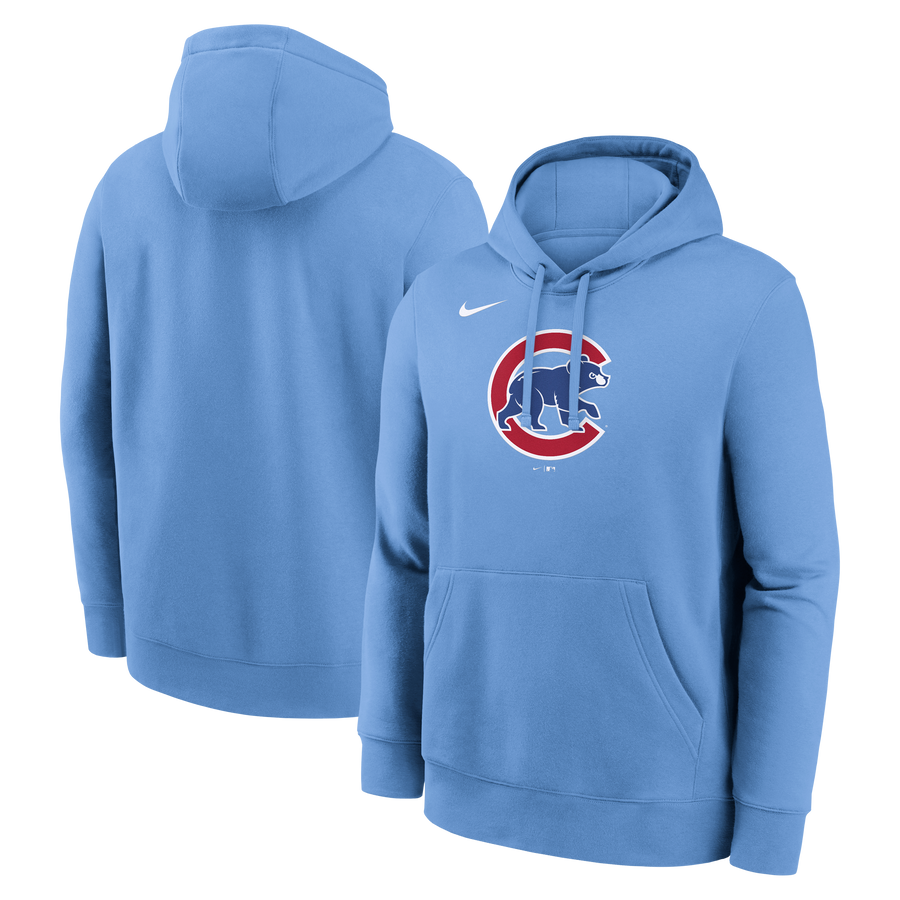 Men's Chicago Cubs Nike Inside Job Valor Blue Hoodie