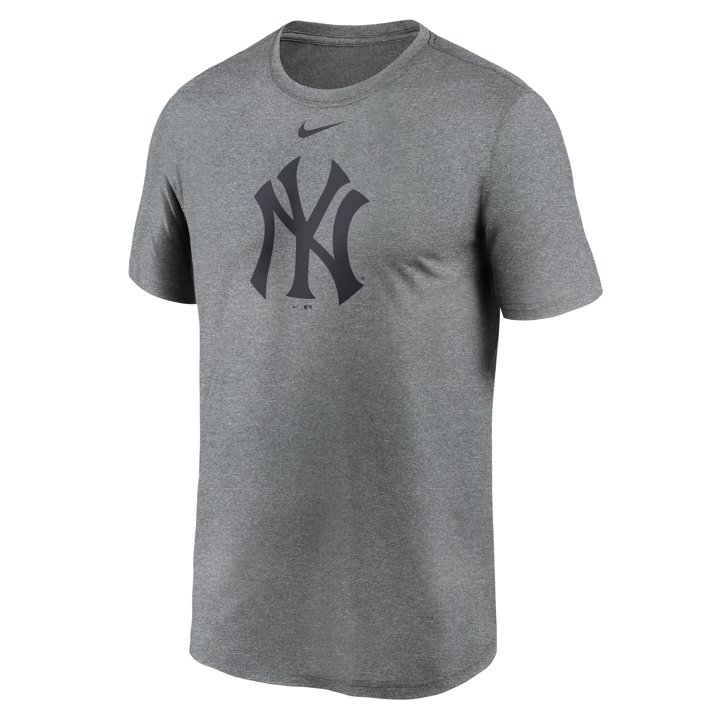 Men's New York Yankees Nike Gray Large Logo Dri-Fit T-Shirt