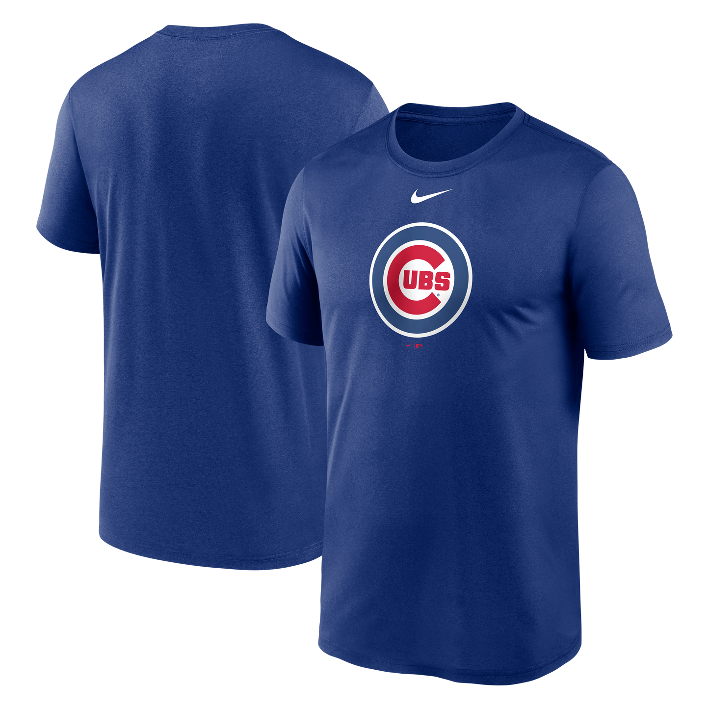Men's Chicago Cubs Nike Royal Large Logo Dri-Fit T-Shirt