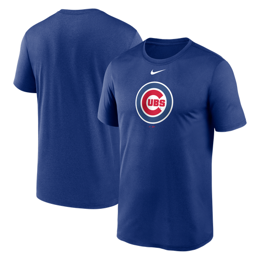 Men's Chicago Cubs Nike Royal Large Logo Dri-Fit T-Shirt