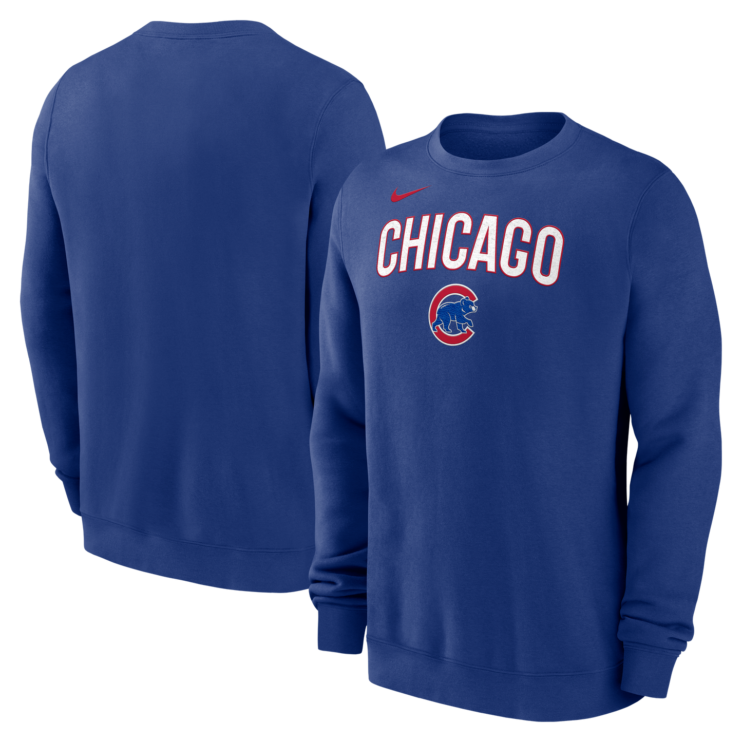 Men's Chicago Cubs Nike Royal Blue Crewneck Sweatshirt - Pro Jersey Sports