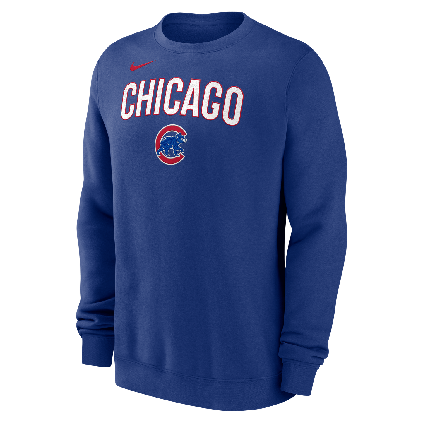 Men's Chicago Cubs Nike Royal Blue Crewneck Sweatshirt - Pro Jersey Sports