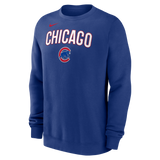 Men's Chicago Cubs Nike Royal Blue Crewneck Sweatshirt - Pro Jersey Sports