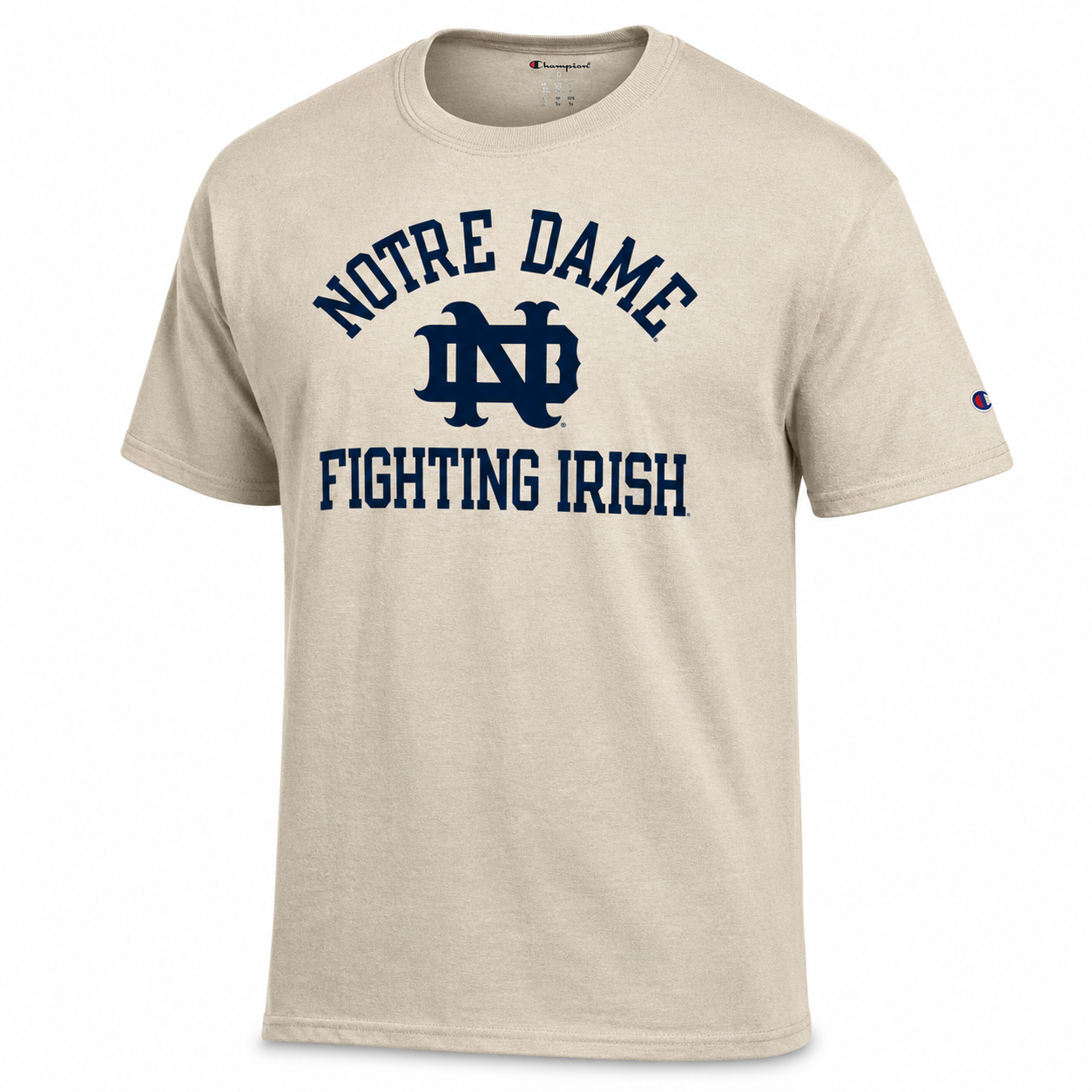 Men's Notre Dame Fighting Irish Oatmeal Heather Champion T-shirt