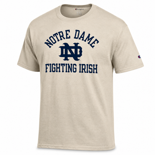 Men's Notre Dame Fighting Irish Oatmeal Heather Champion T-shirt