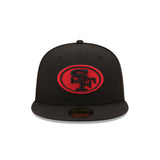 Men's San Francisco 49ers New Era Black Alternate 59FIFTY Fitted Hat - Pro Jersey Sports