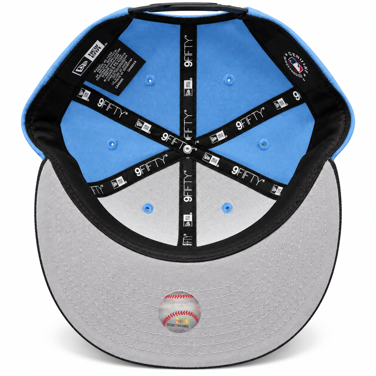 Chicago White Sox New Era City Flag 2 Tone Baby Blue/Black 9FIFTY Snapback Hat