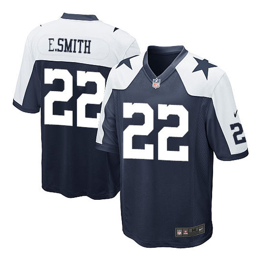 Men's Dallas Cowboys Emmitt Smith Nike Navy Alternate Vapor Untouchable Limited Player Jersey