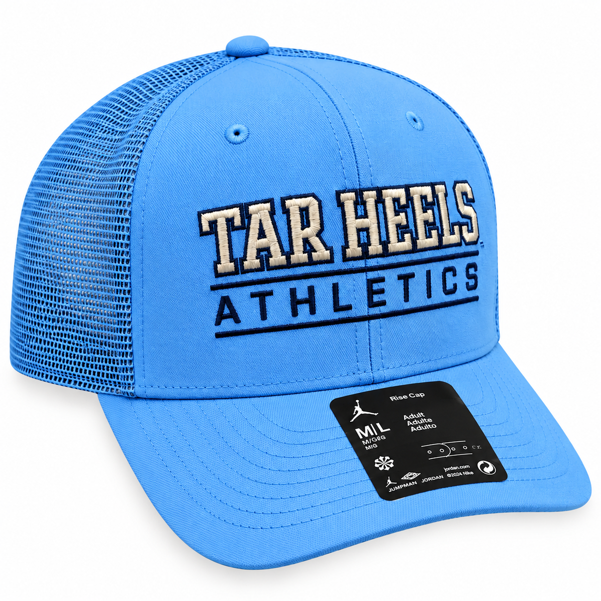 North Carolina Tar Heels Nike Rise Carolina Blue Trucker Adjustable Hat