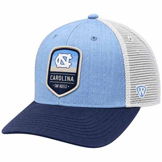 North Carolina Tar Heels Steel Heather Trucker Adjustable Top of the World Hat