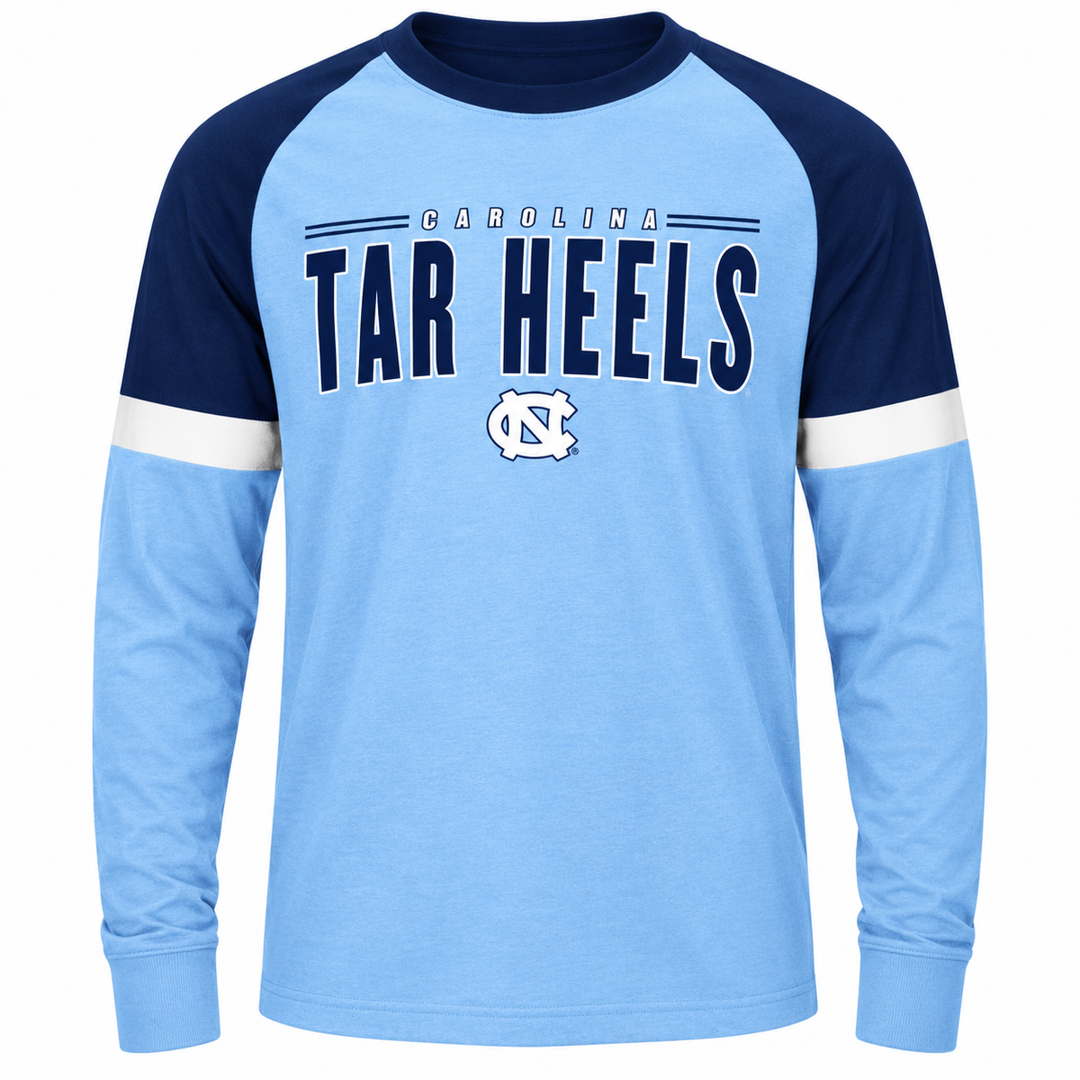 North Caroliona Tar Heels Colosseum Youth Ollie Long Sleeve Raglan T-Shirt