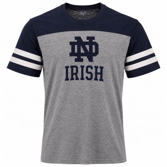 Men's Notre Dame Fighting Irish Versus Tri-Colored Tee By ’47 Brand