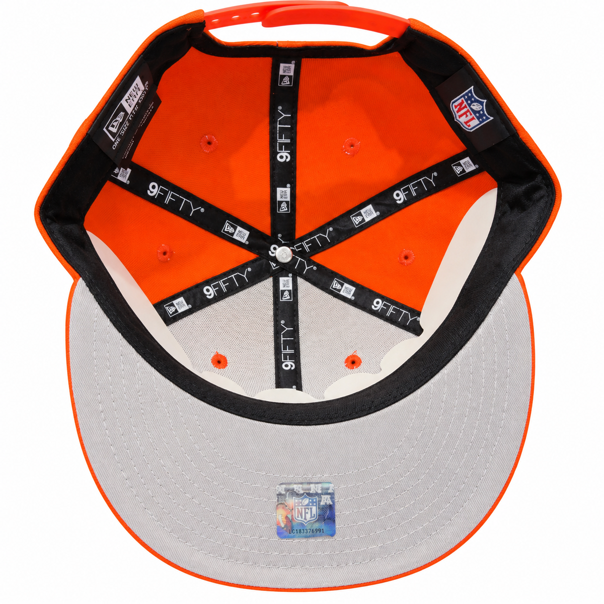 Chicago Bears New Era Orange 1946 Script 9FIFTY Adjustable Snapback Hat