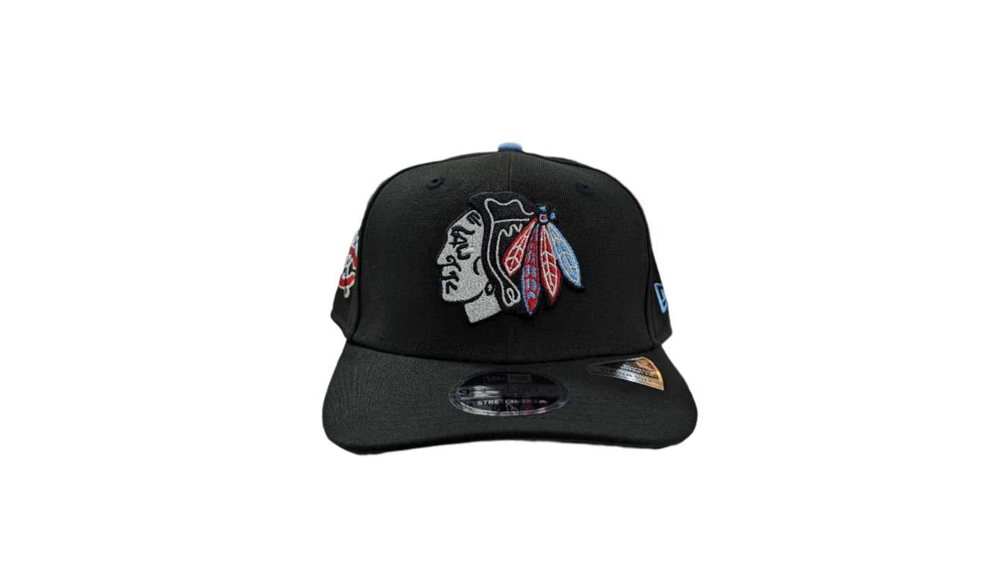 Chicago Blackhawks New Era NHL Best In The World Black 9SEVENTY Adjustable Hat