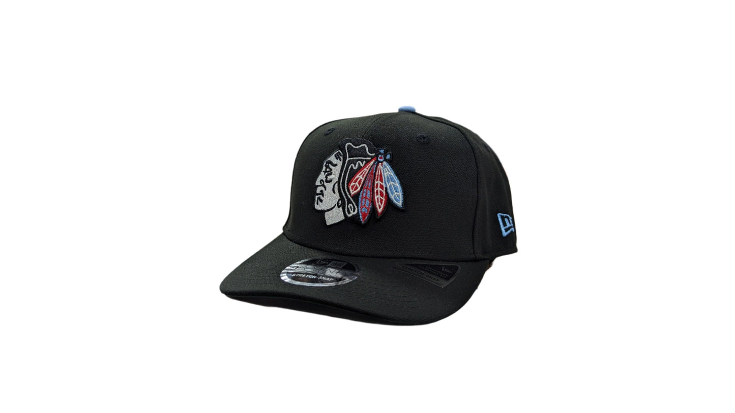 Chicago Blackhawks New Era NHL Best In The World Black 9SEVENTY Adjustable Hat