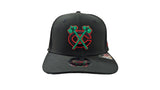 Chicago Blackhawks New Era NHL Reverse OTC Black 9SEVENTY Adjustable Hat - Pro Jersey Sports