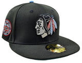 Chicago Blackhawks New Era Best In The World Black 59FIFTY Fitted Hat - Pro Jersey Sports