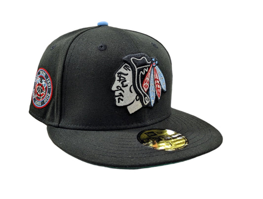 Chicago Blackhawks New Era Best In The World Black 59FIFTY Fitted Hat