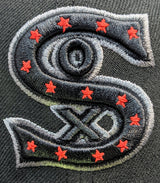 Chicago White Sox October Night Black/Red New Era 59FIFTY Fitted Hat - Pro Jersey Sports