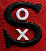 Chicago White Sox Scarlet/Black Color Reverse 1917 New Era 59FIFTY Fitted Hat - Pro Jersey Sports