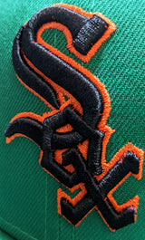 Chicago White Sox New Era Kelly Green/Orange 59FIFTY Lucky Fitted Hat - Pro Jersey Sports