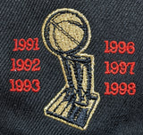 Men's Chicago Bulls New Era Black University Gold 59FIFTY Fitted Hat - Pro Jersey Sports