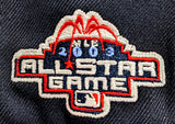 Chicago White Sox 2003 All Star Game New Era Navy Blue/Scarlet 59FIFTY Fitted Hat - Pro Jersey Sports