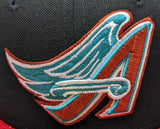 Anaheim Angels New Era 2 Tone Black/Red Guns N Roses Inspired Rock Pack 59FIFTY Fitted Hat - Pro Jersey Sports