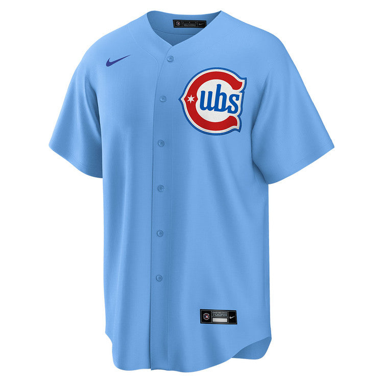 NIKE Youth Chicago Cubs Pete Crow-Armstrong Light Blue 2nd Alternate Replica Jersey - Pro Jersey Sports