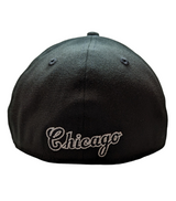 Chicago White Sox New Era Diamond Black 39THIRTY Flex Fit Cap - Pro Jersey Sports