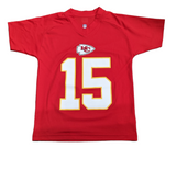 Youth Patrick Mahomes Kansas City Chiefs Red Performance Jersey Tee - Pro Jersey Sports
