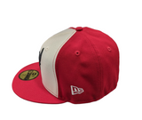 Chicago Bulls New Era Off White/Red 59FIFTY Fitted Hat - Pro Jersey Sports