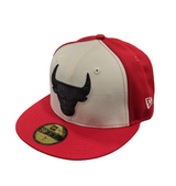 Chicago Bulls New Era Off White/Red 59FIFTY Fitted Hat - Pro Jersey Sports