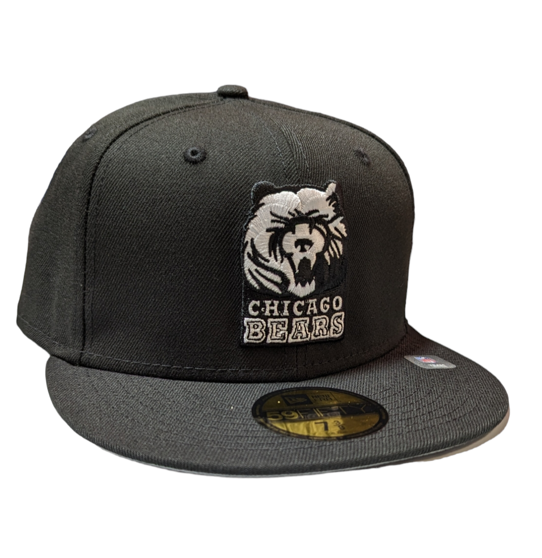 Chicago Bears Black Grizzley New Era 59FIFTY Fitted Hat