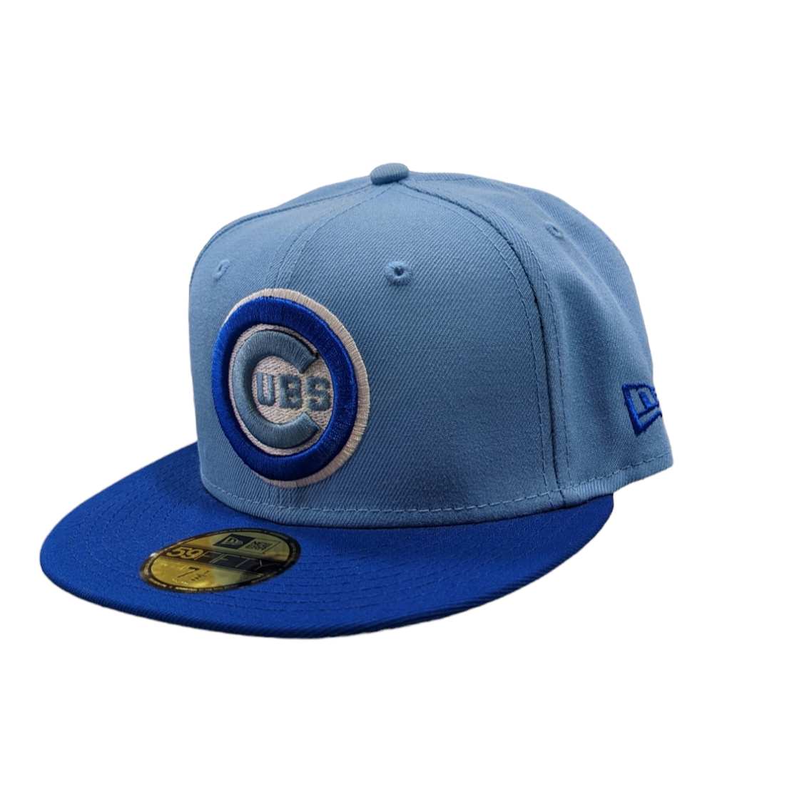 Chicago Cubs New Era 2 Tone Sky Blue/ Royal 1990 All Star Game 59FIFTY Fitted Hat