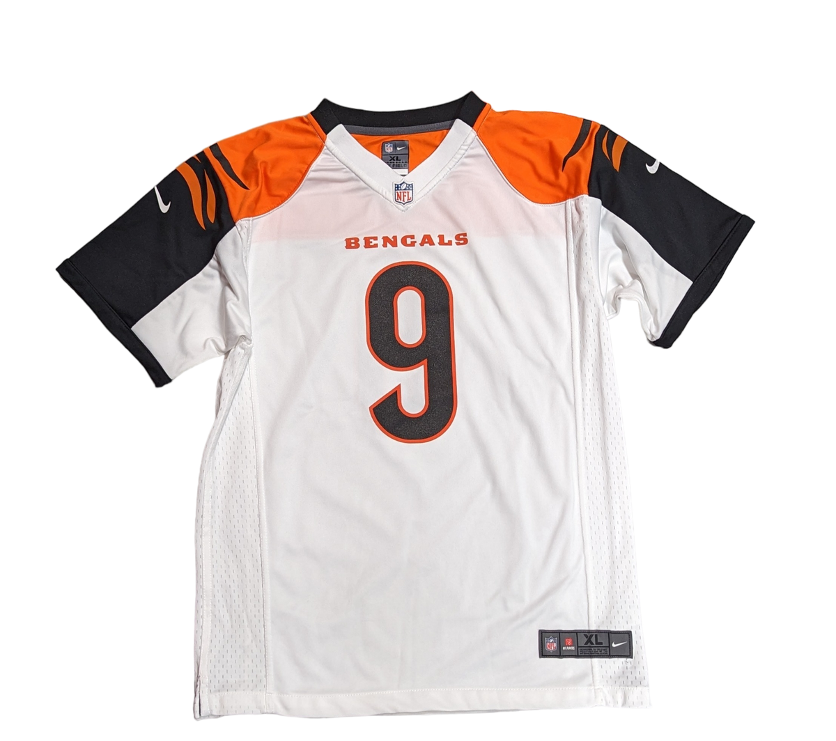 Youth Cincinnati Bengals Joe Burrow Nike Alternate White/Orange Game Jersey - Pro Jersey Sports