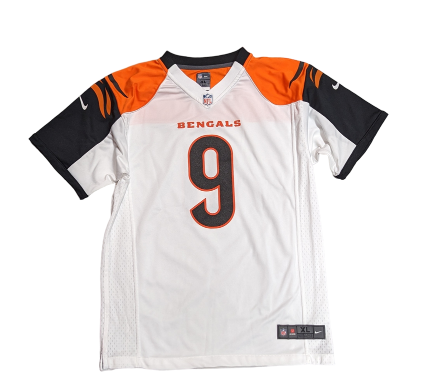 Youth Cincinnati Bengals Joe Burrow Nike Alternate White/Orange Game Jersey - Pro Jersey Sports