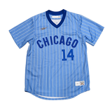 Men's Ernie Banks Chicago Cubs Cooperstown Powder Blue NIKE Replica Jersey - Pro Jersey Sports