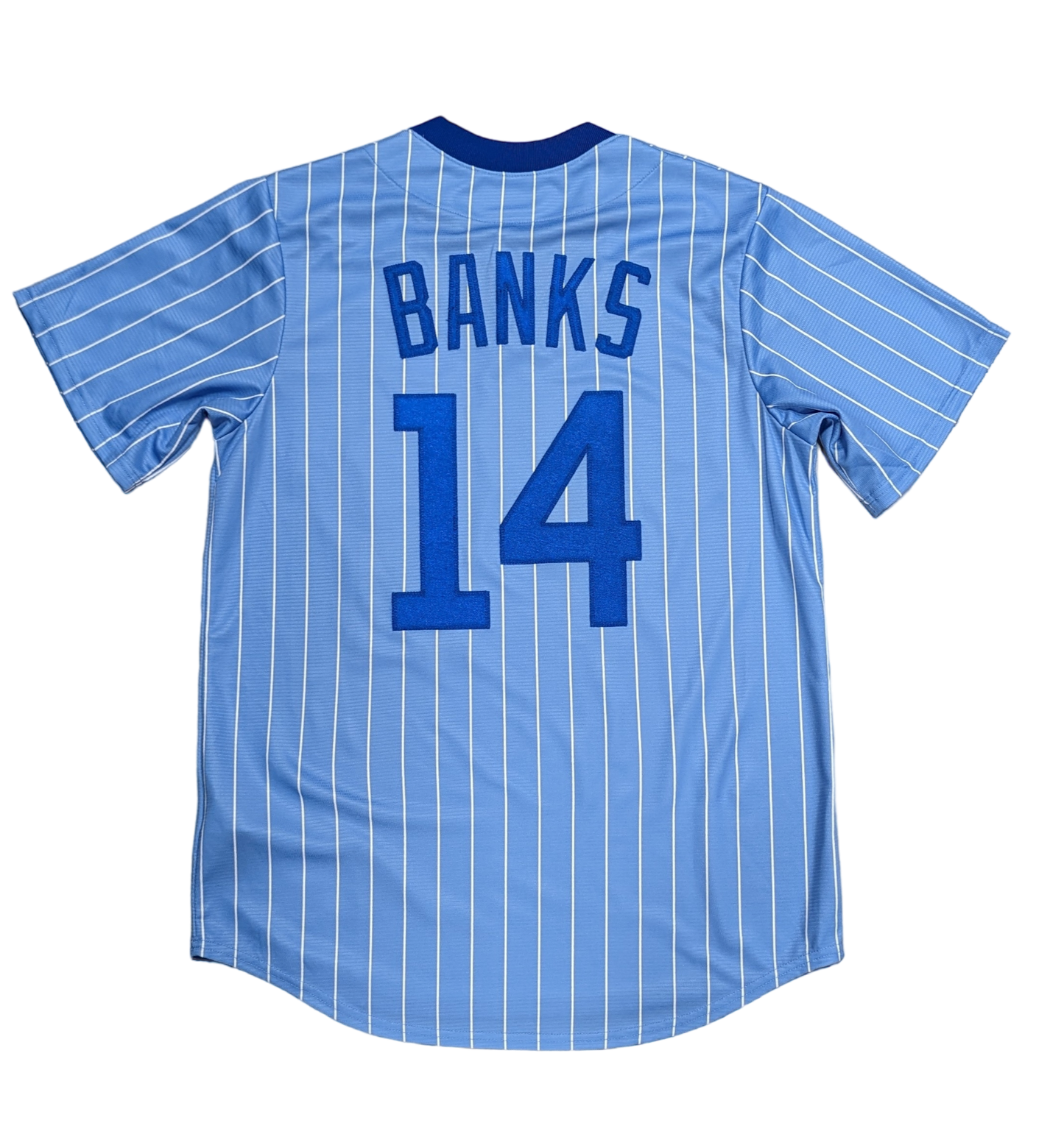 Men's Ernie Banks Chicago Cubs Cooperstown Powder Blue 1978 NIKE Replica Jersey